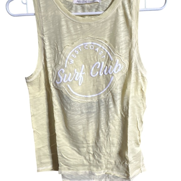 Free People Lemon Surf Club Tee - Picture 2 of 3